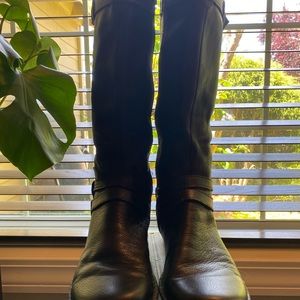 boc soft pebbles leather riding boots